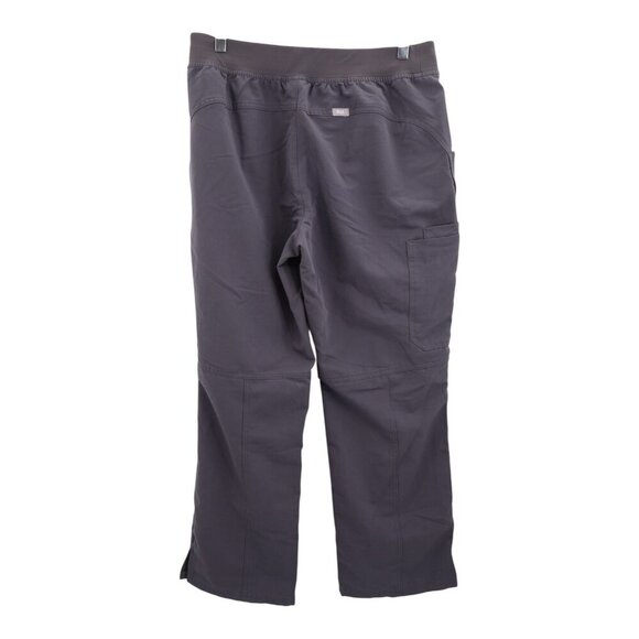 Figs Scrub Pants Kade Cargo Bottoms Utility Nursing Medical Large Petite Gray - Picture 5 of 8